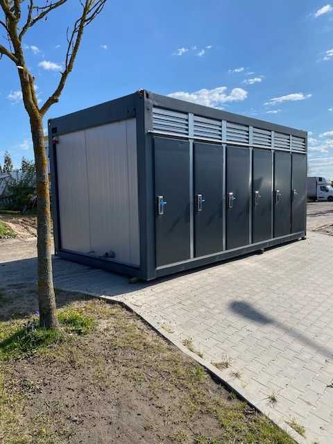 kontener sanitarny wc+ prysznice z poborem opłat