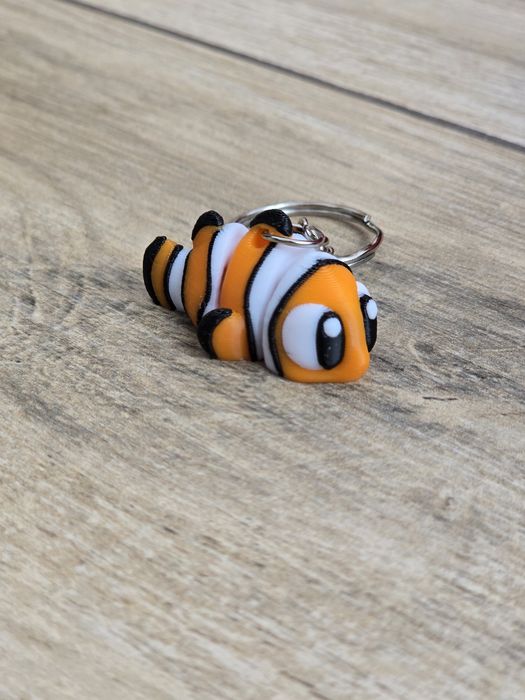 Breloczek Rybka Nemo 3d - Brelok Druk3d fidget Keychain mixGadzet
