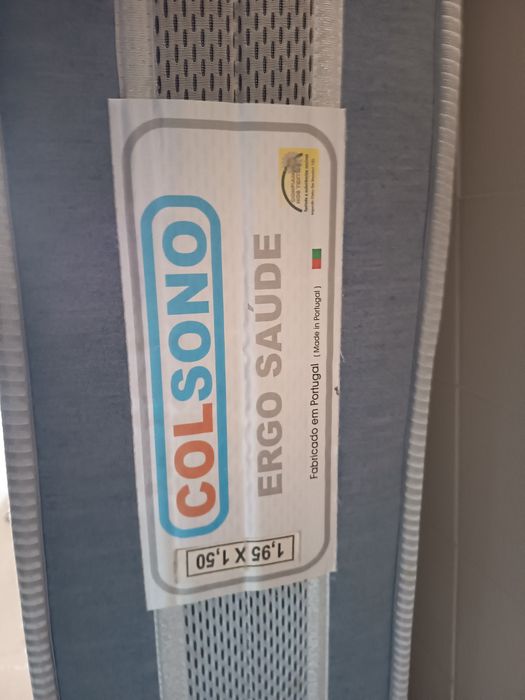 Colchão de casal em bom estado geral 1,95x1,50