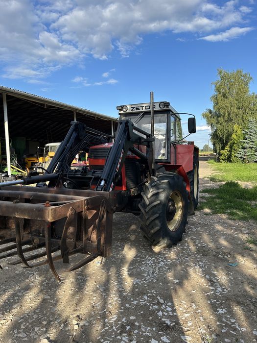 Zetor 12145 z turem i osprzętem