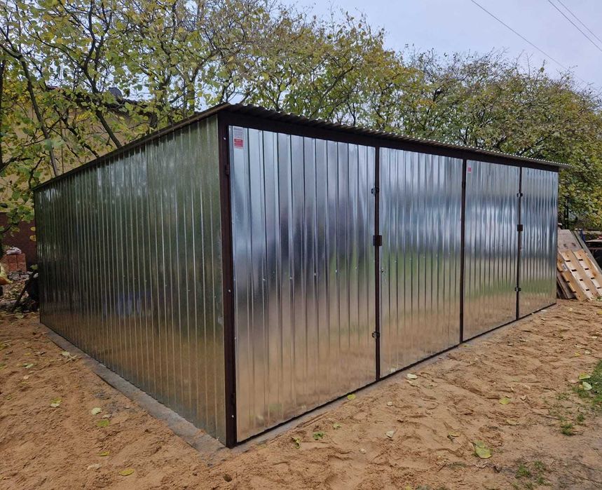 Garaż blaszany 6x5 6x6 8x5 8x6 Garaże blaszane Blaszak Cała Polska