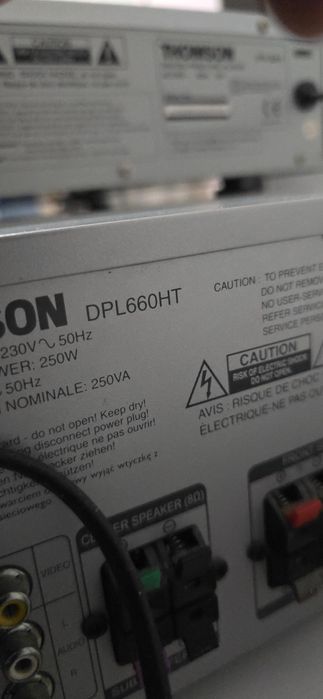 Zestaw Thomson. Amplituner Thomson DPL660HT  + DVD + Głośniki