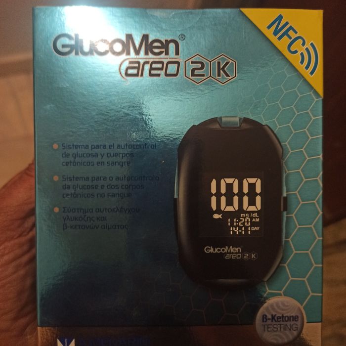 Medidor Menarini Glucomen Areo 2K