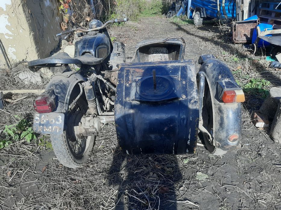 Мотоцикл МТ 12 Дніпро Днепр привід на коляску