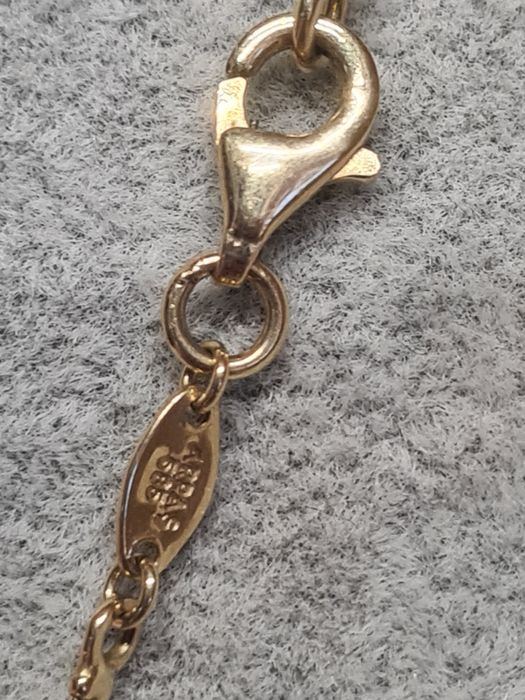 Piekny Złoty Naszyjnik Pr585 14K 8,36Gr Idealnie Zachowany