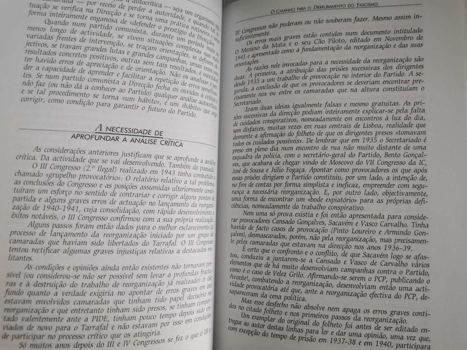 O Caminho para o Derrubamento do Fascismo - Álvaro Cunhal