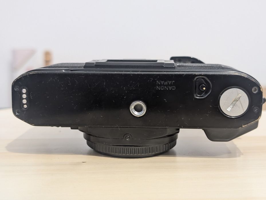Canon AE1 Program Preta Máquina analógica