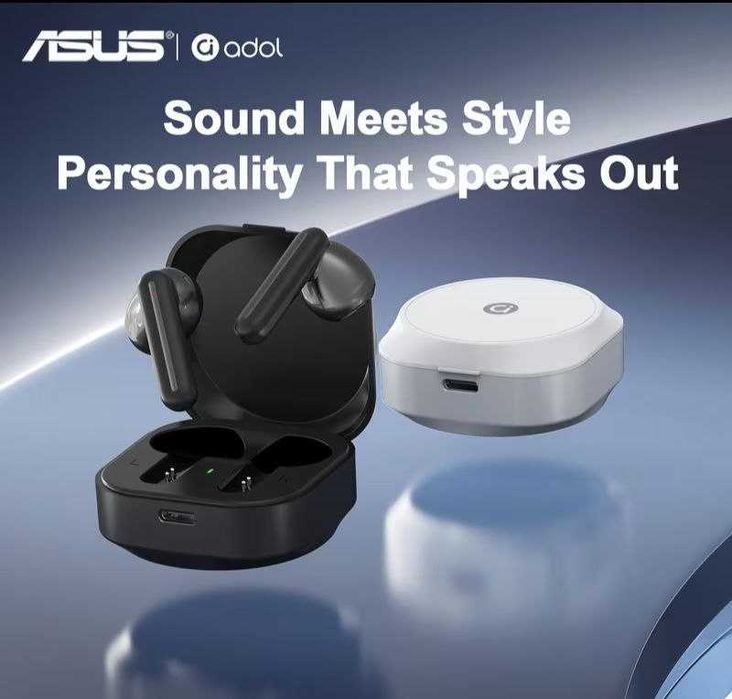 Фірмові блютуз навушники ASUS Adol(TWS-8612). Оригінал. Нові. Запечатані