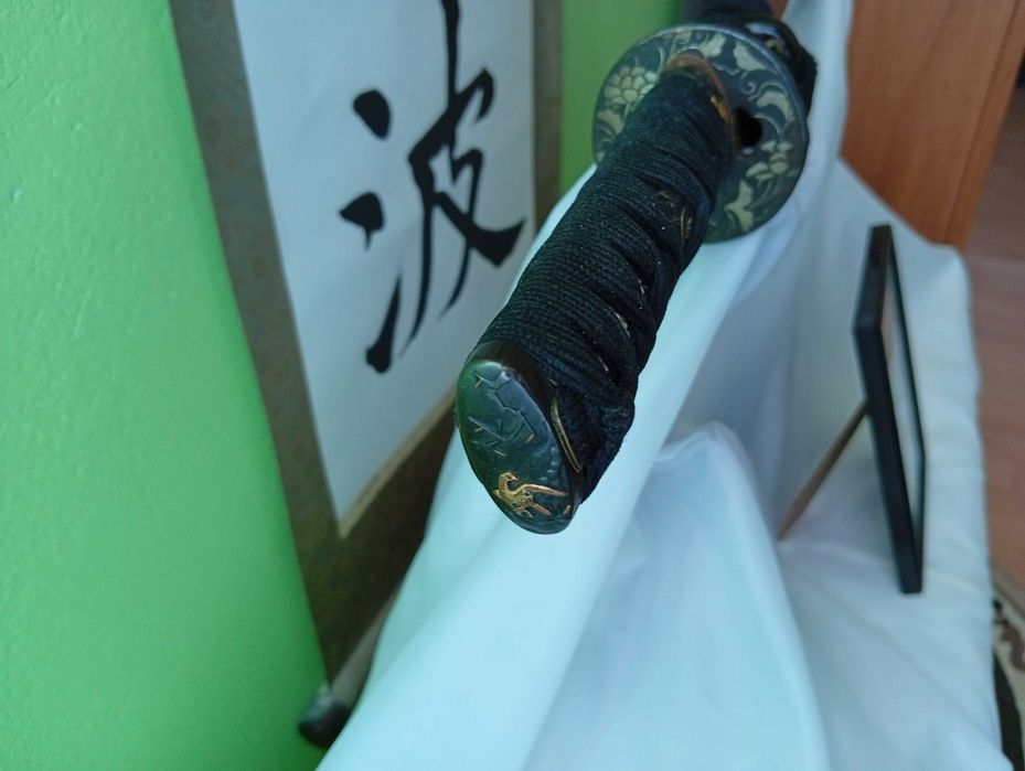 Stare japońskie koshirae do miecza wakizashi.