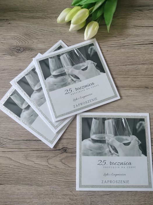 Zaproszenie na 25 rocznicę ślubu
