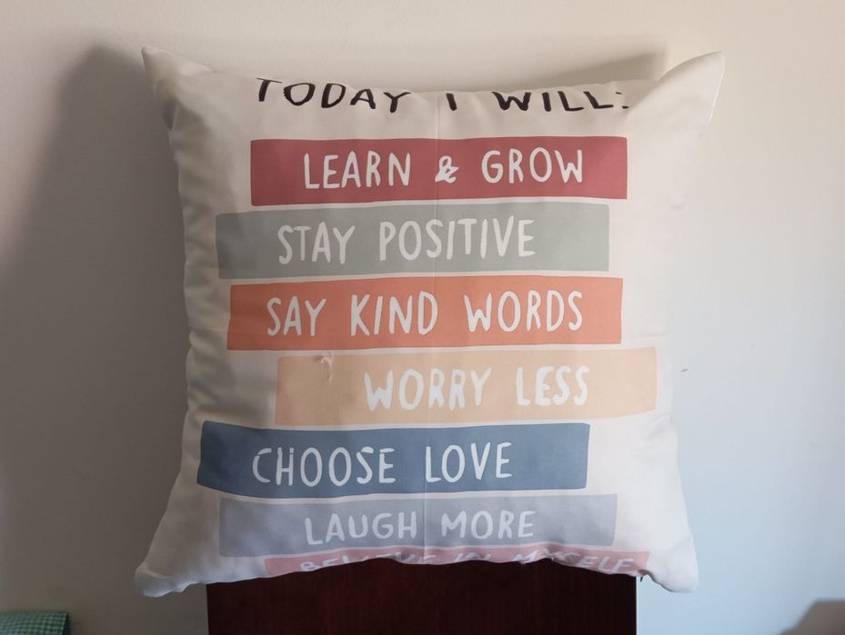 Almofada Today I Will