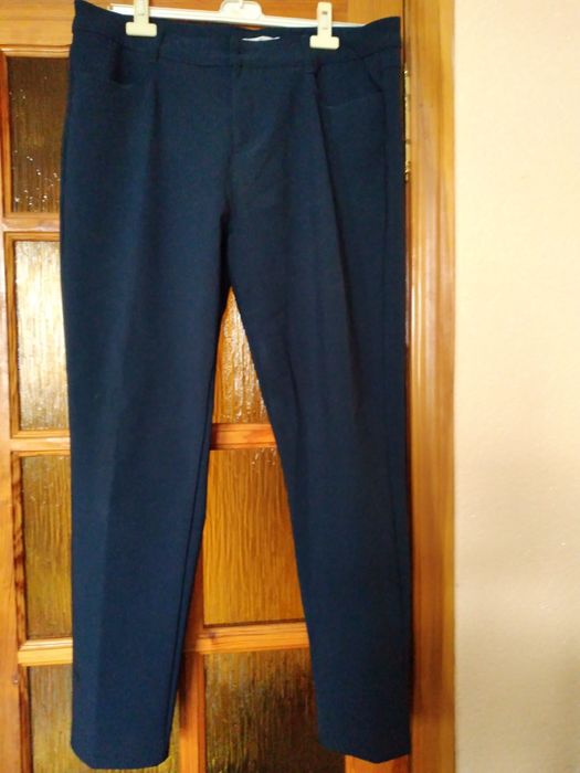 Брюки сині стрейч 52-54 р.