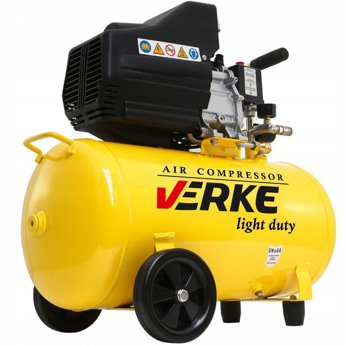 Kompresor olejowy sprężarka 50L 8BAR 1 TŁOK DEGET V81151