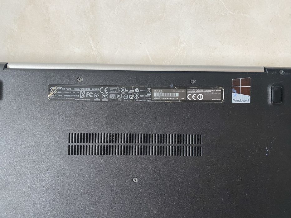 Pc asus F201E notebook