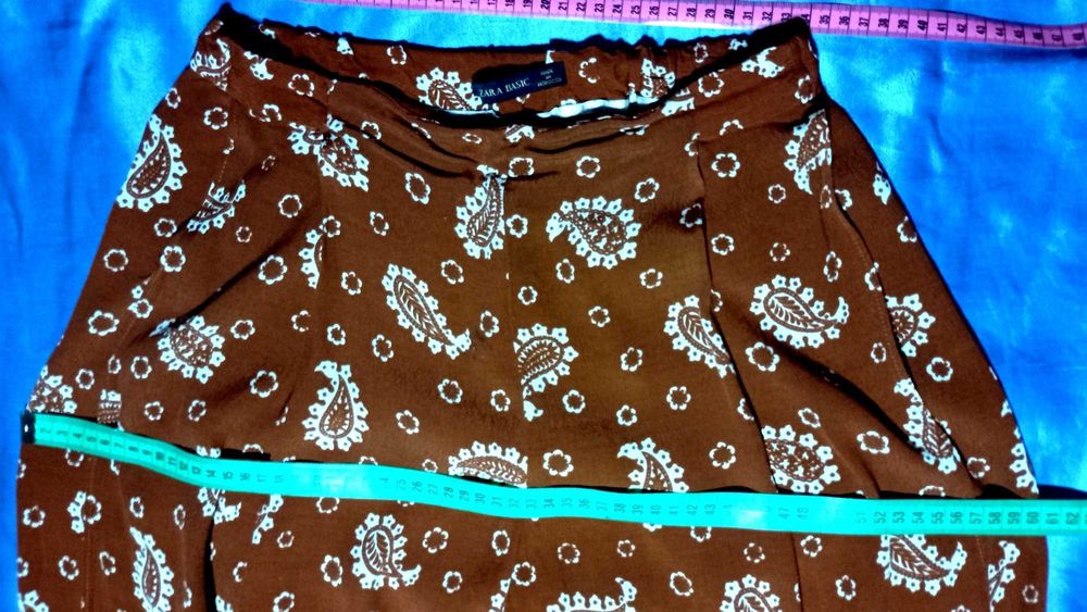 Лёгкие летние штаны, юбка-брюки, широкие капри Zara