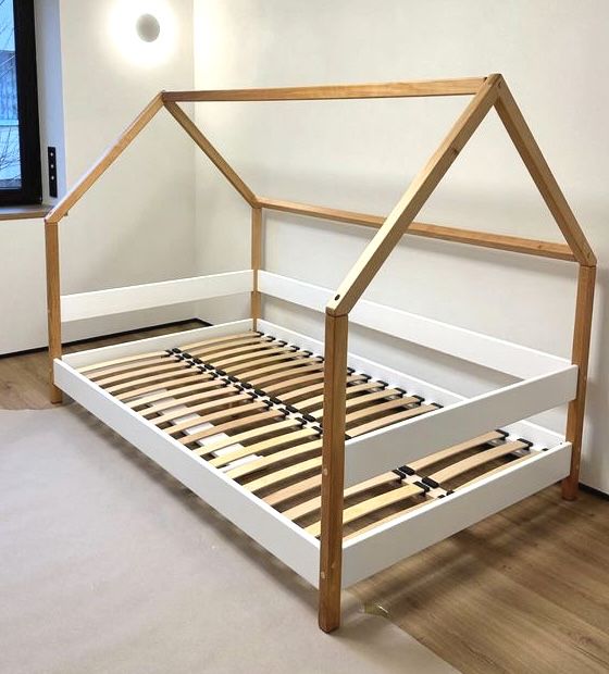 Кровать детская ліжко будиночок домик чердак дитяче монтессорі горище