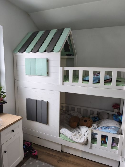 Łóżko piętrowe domek firmy Woodpassion