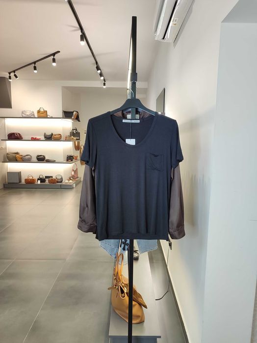 Футболка Alexander Wang Classic Pocket Tee Black