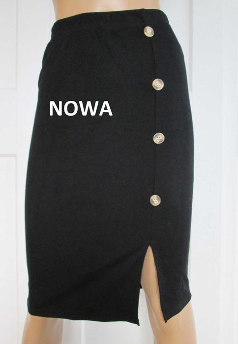 Shein dopasowana prążkowana spódniczka vintage XS S 34 36