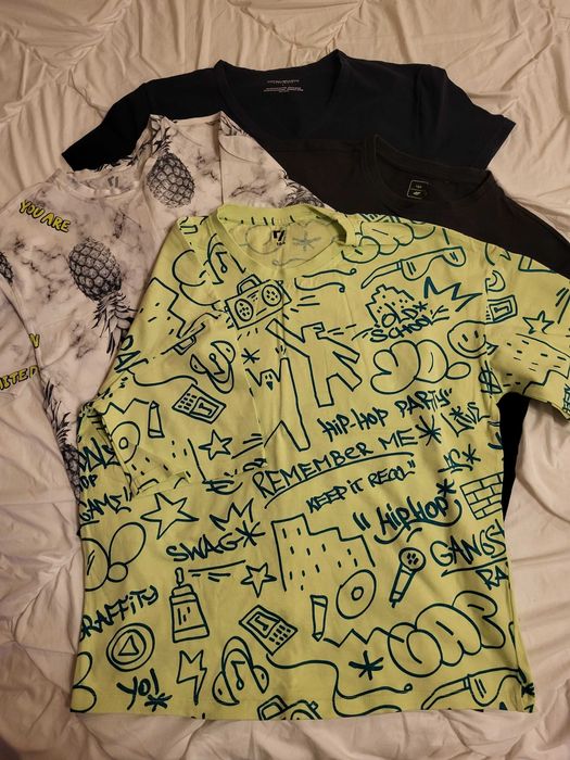 Koszulki chłopięce , rozmiar 164 , 4 szt