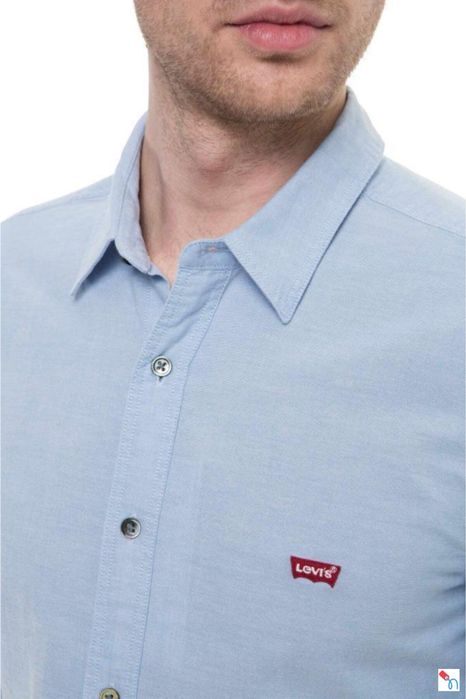 Рубашка Levis s-m оригінал блакитна