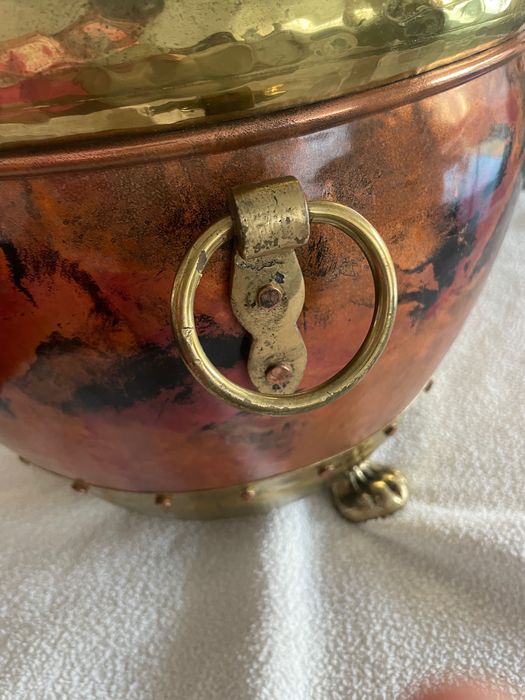 Vaso decorativo com cobre