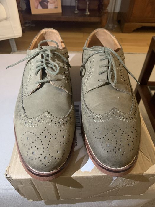 Sapatos em camurça Massimo Dutti -  tamanho 41