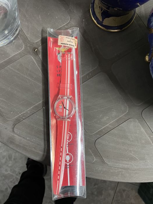 Conjunto do Benfica mais relogio