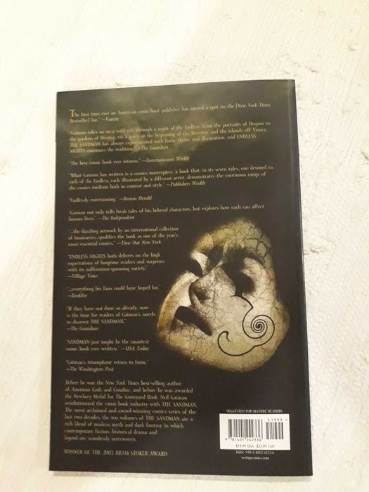 Sandman - Endless Nights - Gaiman, Manara, Prado, Storey, Russell, etc