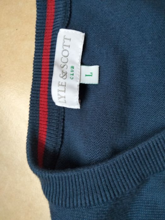 Sprzedam  bawełniany męski sweter firmy Lyle& Scott