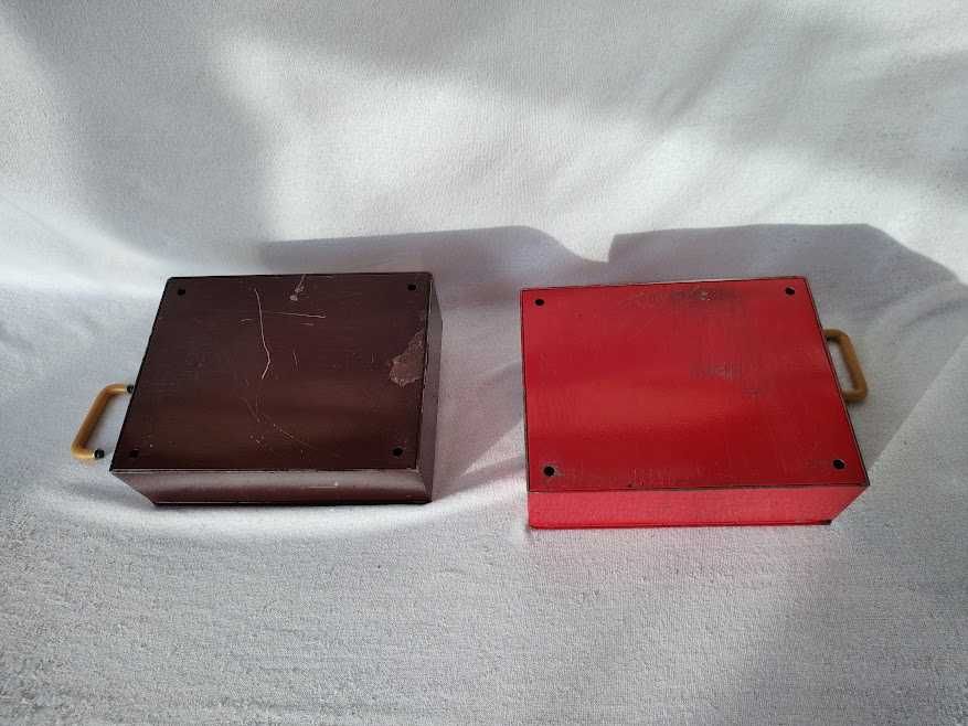 Kasetka metalowa sejf kasa szuflada MG-5P brązowa czerwona