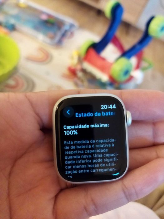 Apple watch séries 9 41mm caixa de alumínio storm BLUE
