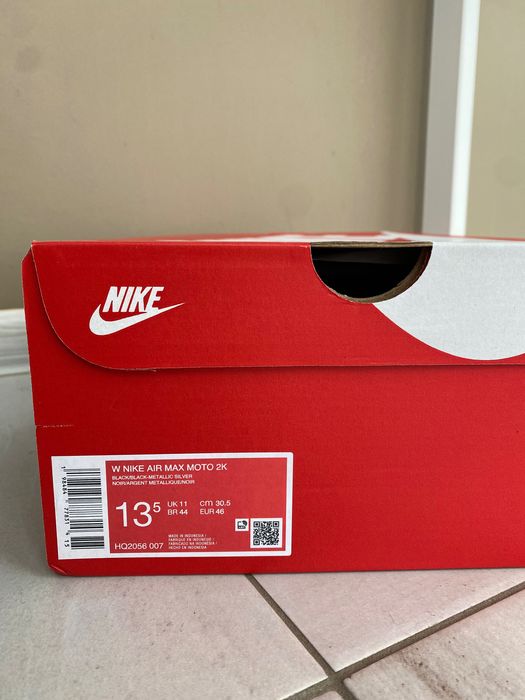 Nike Air Max Moto 2K Black/Black-Metallic EUR46 (маломірять)