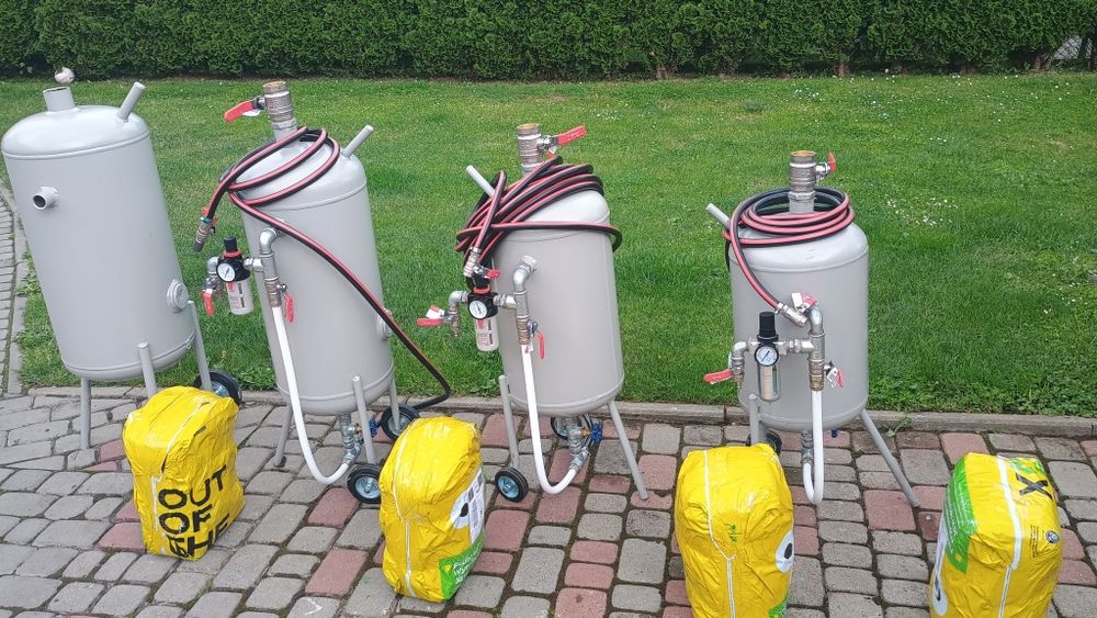 Piaskarka syfonowa solidna wysyłka korund 25kg gratis