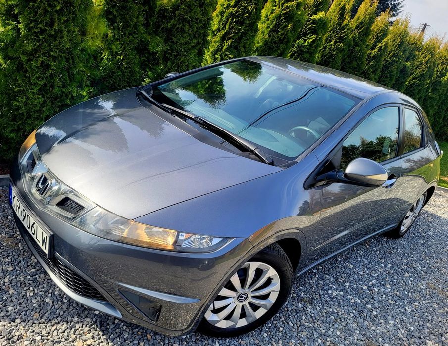 Honda Civic LIFT Klimatyzacja INSTALACJA GAZOWA Salon PL Oryginalny Lakier ŚLICZNA