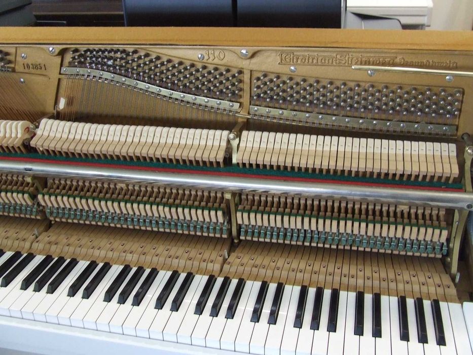 Pianino Grotrian Steinweg mod 110, białe, made in Germany