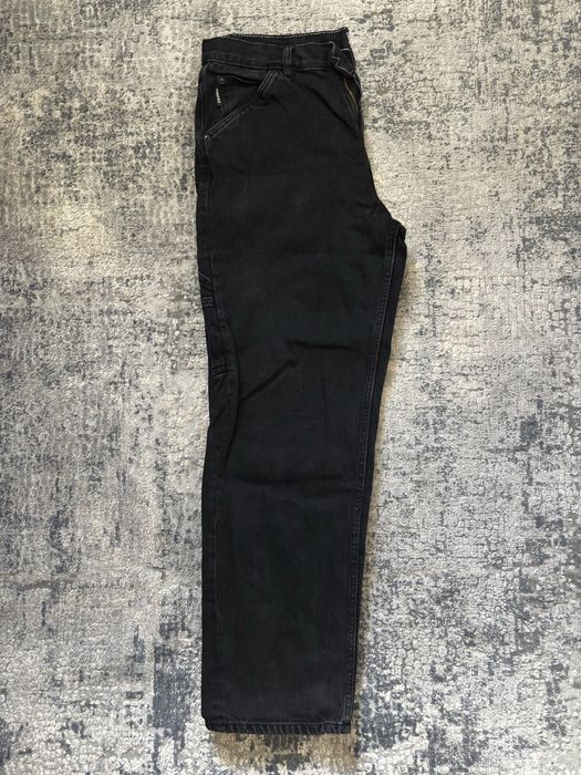 Jeansy Męskie Czarne Cropp Baggy W32 L34