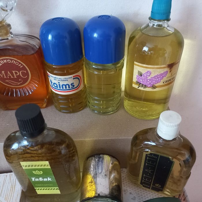 Одеколон и духи СССР от дзинтарс  и других фабрик