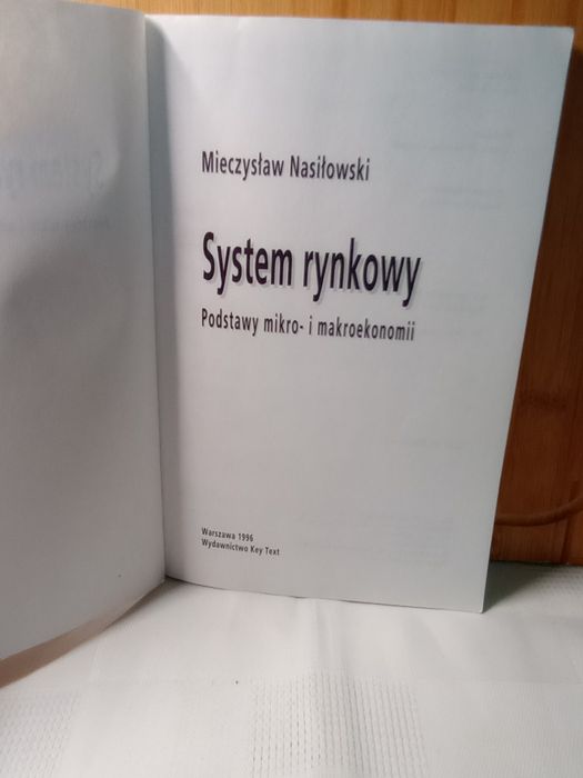 System rynkowy. Mieczysław Nasiłowski
