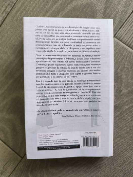 Livro Charlotte Lowenskold, de Selma agerlof L