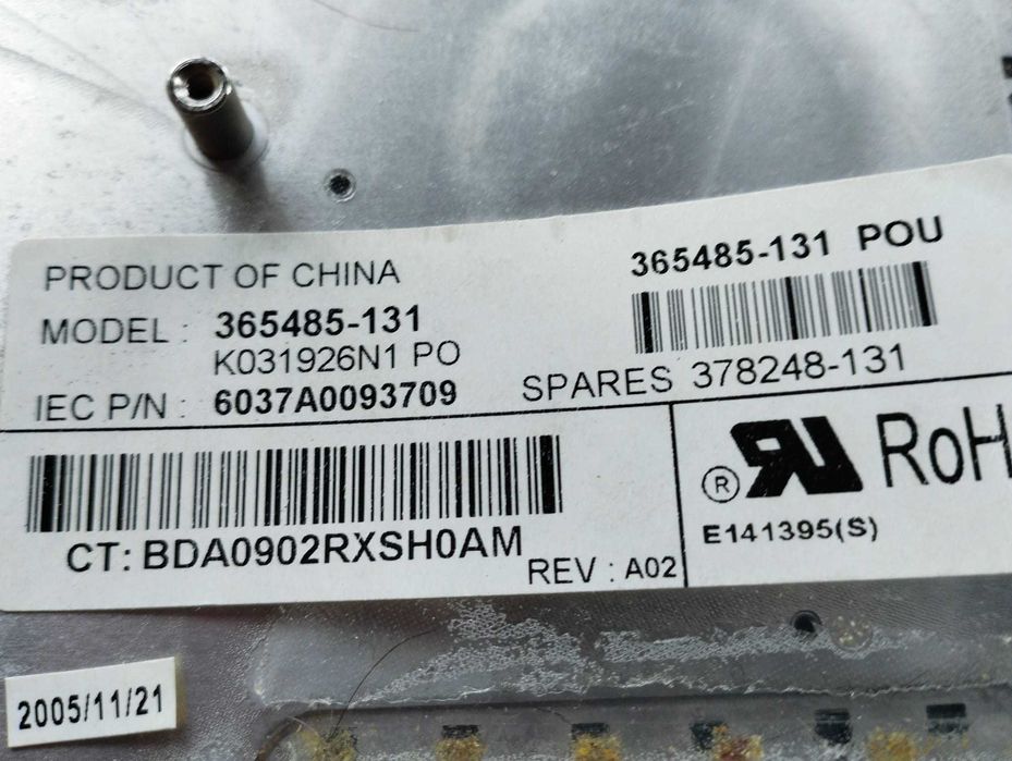 Teclado Portátil HP NC6110 NC6120 NX6120