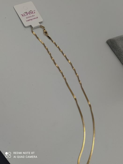 Łańcuszek singapurka twarda 45 cm 2,2 mm