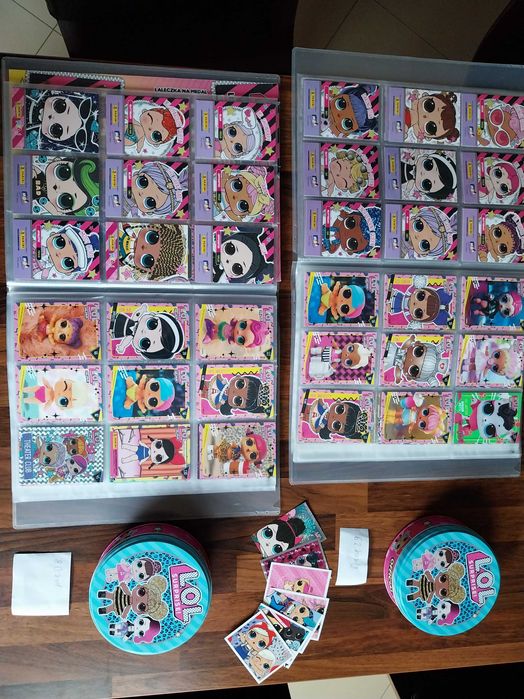 Karty Panini LOL Surprise kolekcja karty albumy puszki