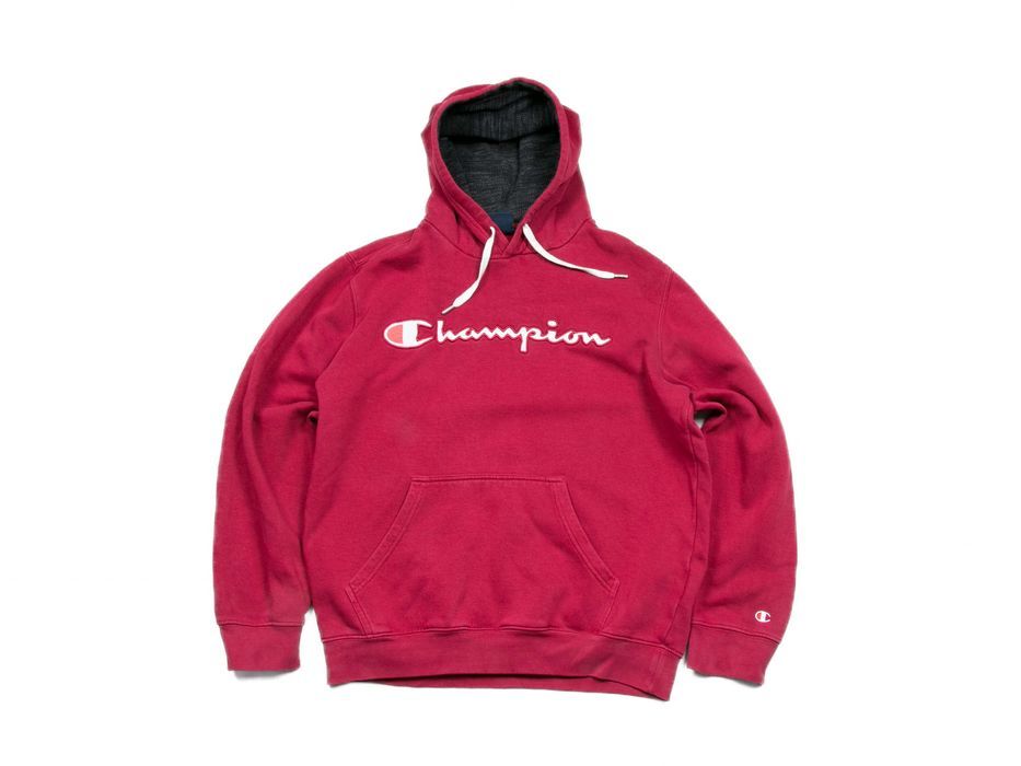 Bluza Champion haft logo M burgund