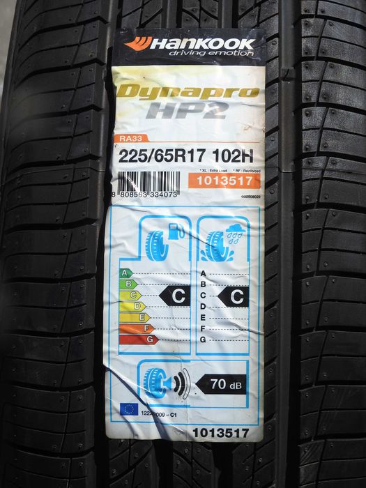 2x Hankok Dynapro HP 2 225/65r17 102H 2019rok NOWE