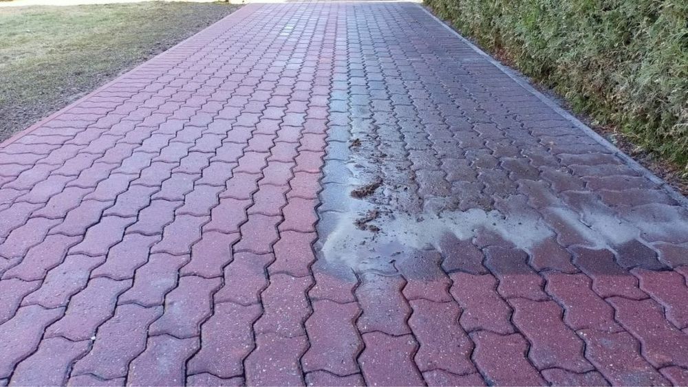 Mycie kostki lub tarasu.Sieradz i okolice