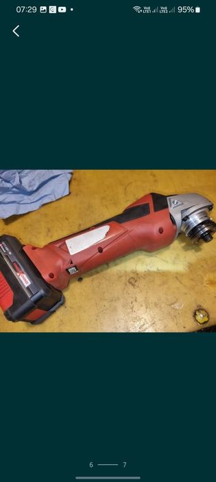 Болгарка акумуляторна Einhell