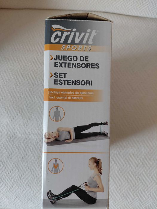 Jogo de extensores p/prática exercícios fisicos