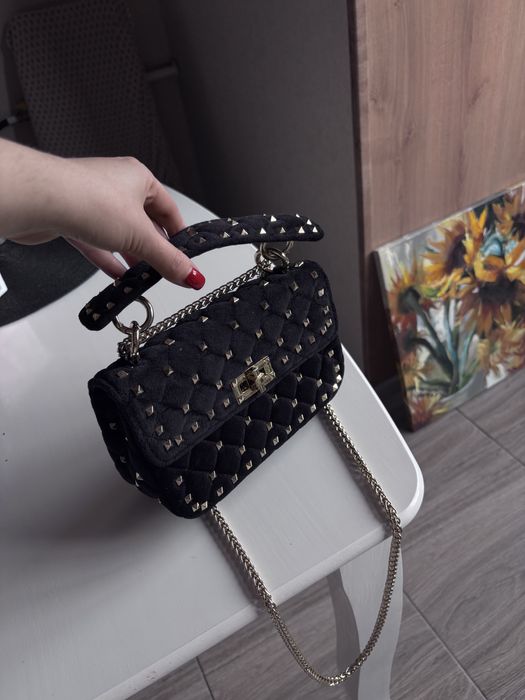 Вечірня сумка із бархату