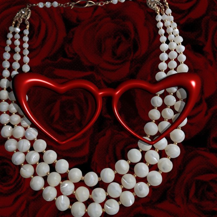 Білосніжне намисто з перламутру